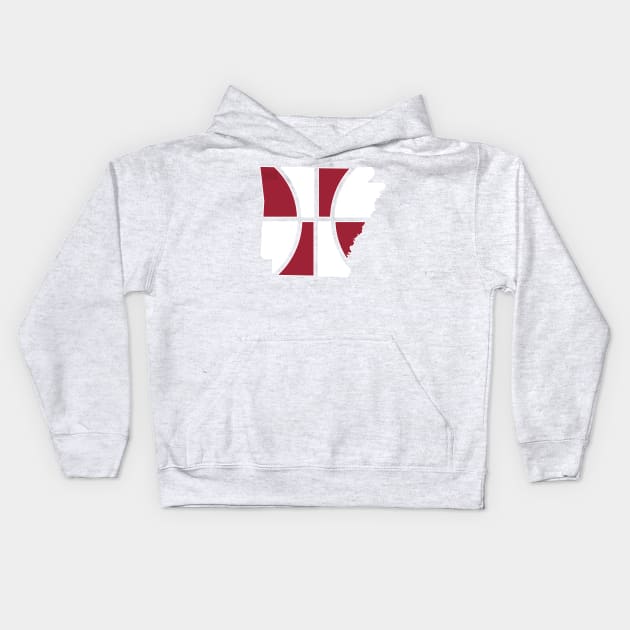 Arkansas Basketball Kids Hoodie by And1Designs